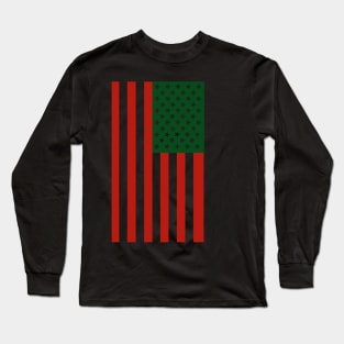 African-American Flag Long Sleeve T-Shirt